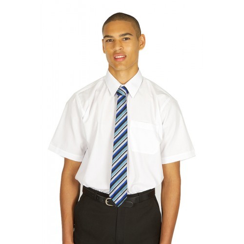 Lyallpur Pack of 2 Short Sleeve Shirt White Colour Boys Children Kids School Uniform 