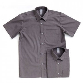 Grey Short Sleeve Shirts - Twin Pack (7023)